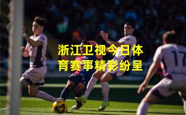 浙江卫视今日体育赛事精彩纷呈